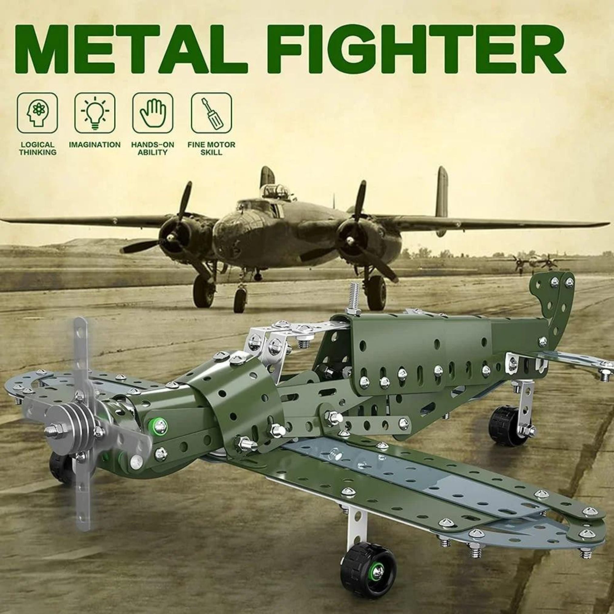 Assembled Model Plane Kit Building Toy