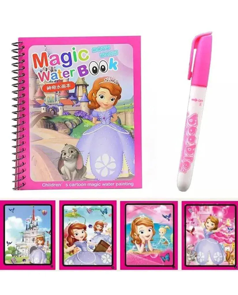 Magic Reusable Water Drawing Book for Kids
