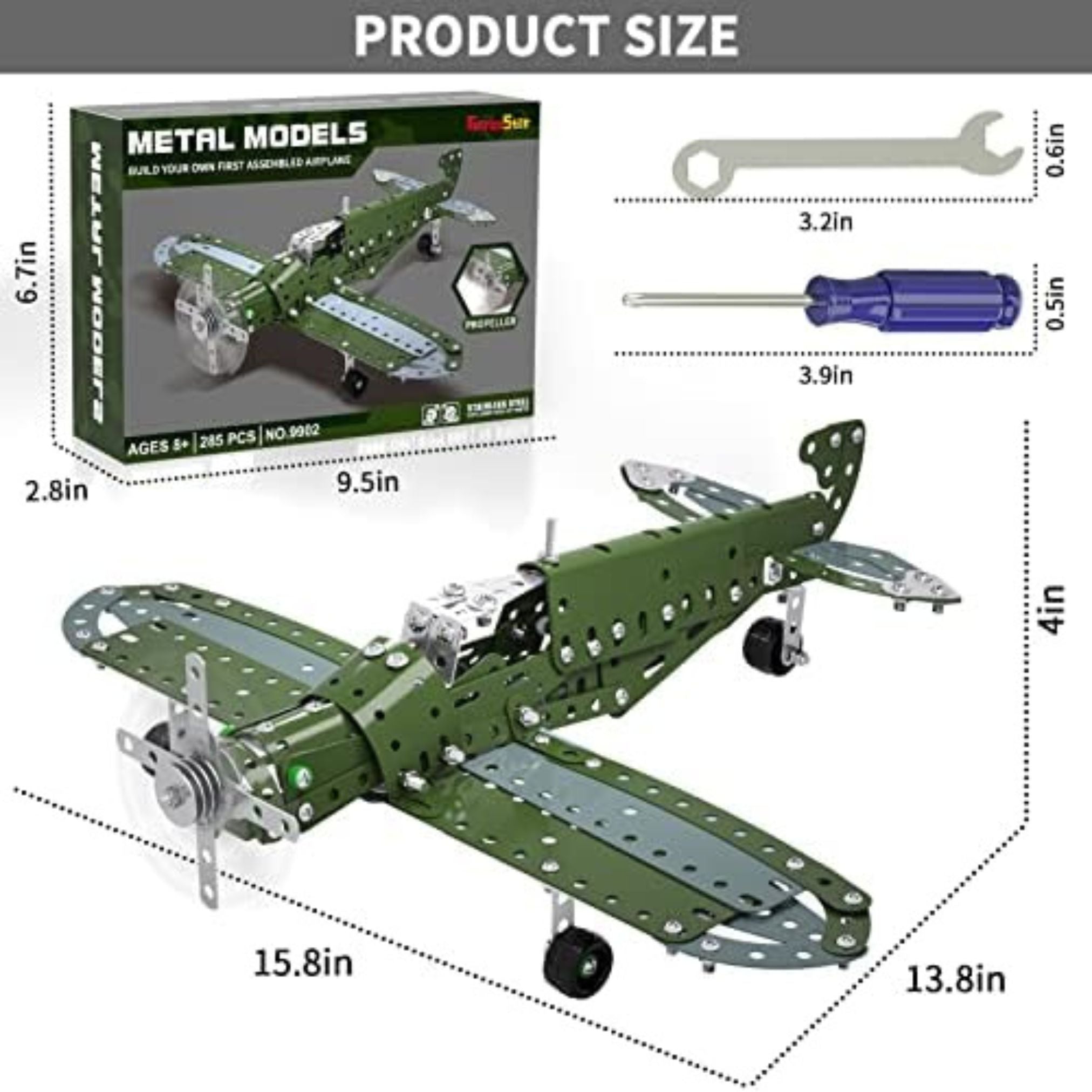 Assembled Model Plane Kit Building Toy