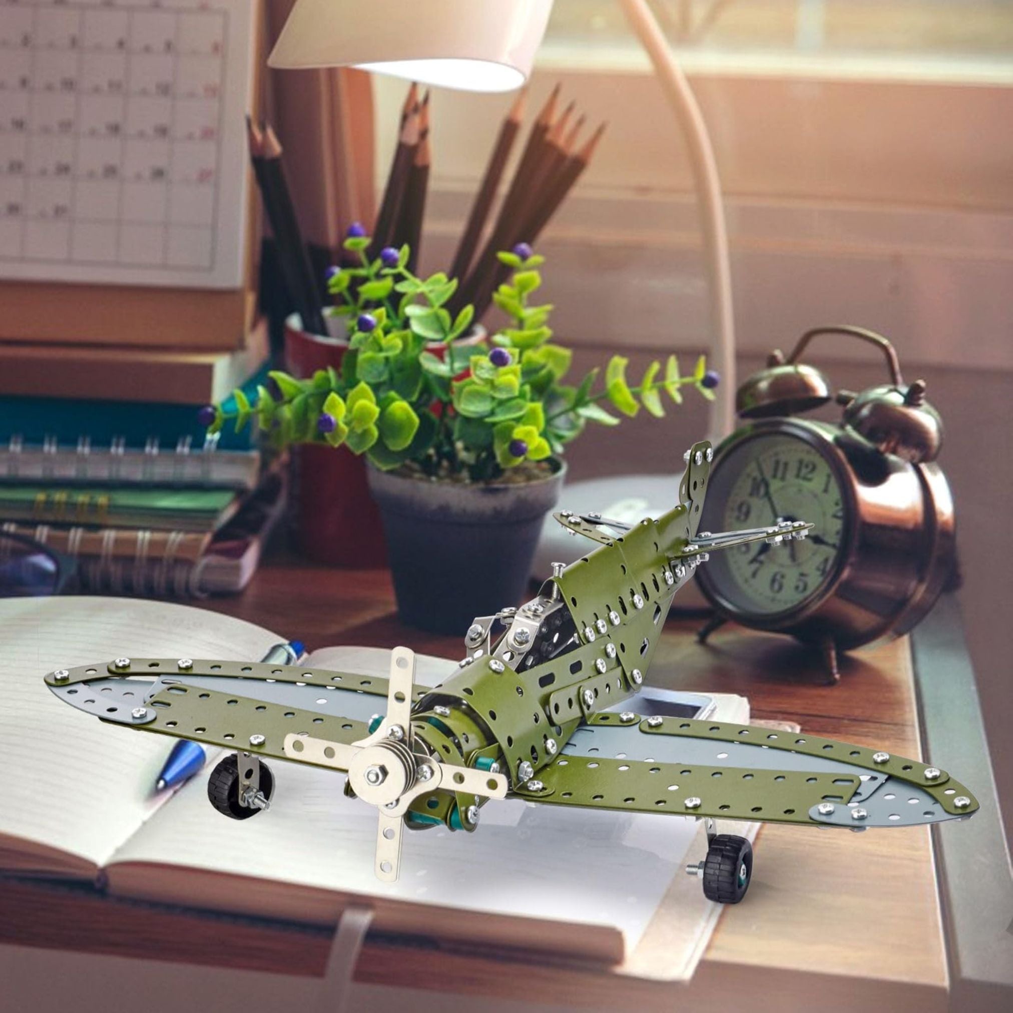 Assembled Model Plane Kit Building Toy