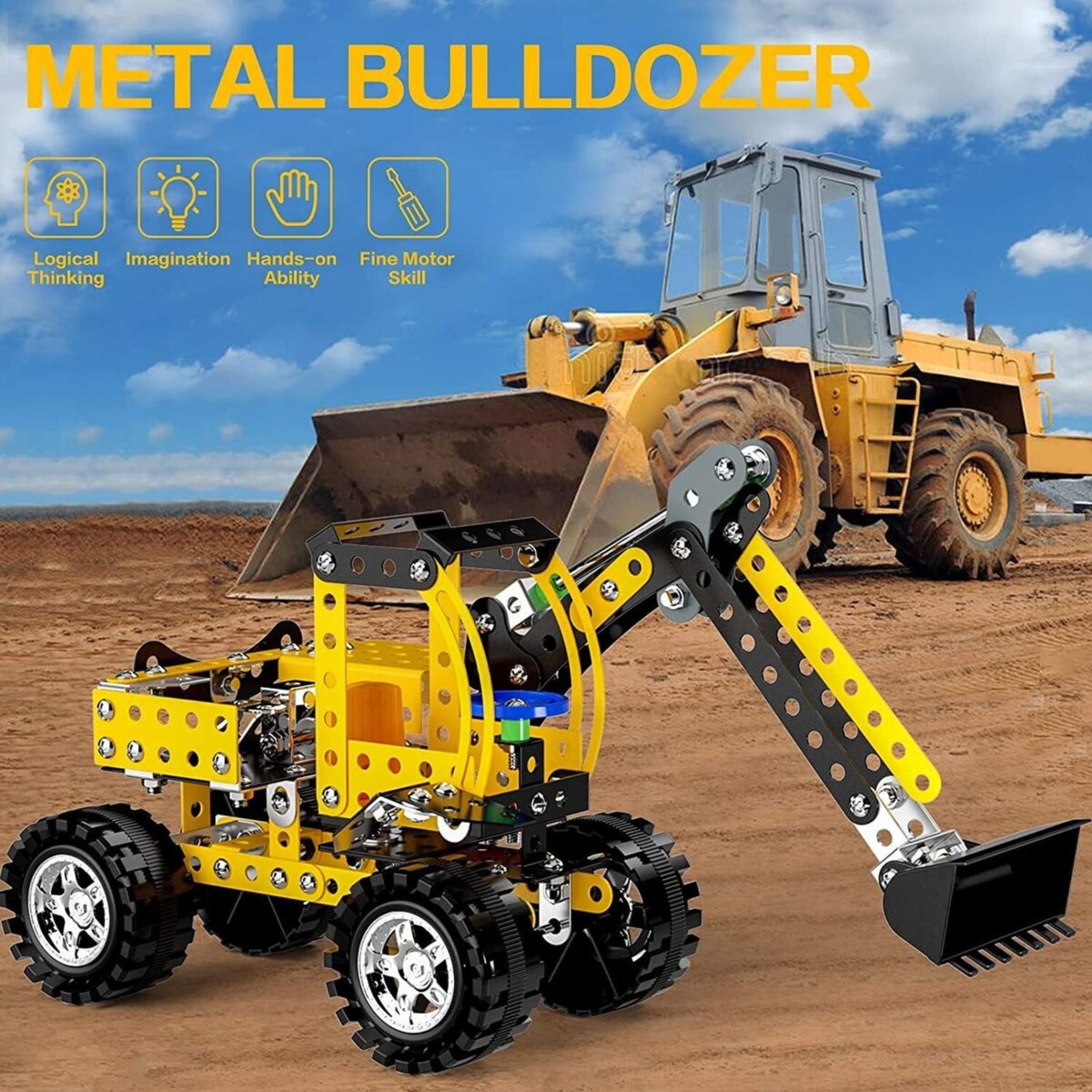 Metal Construction Set Excavator