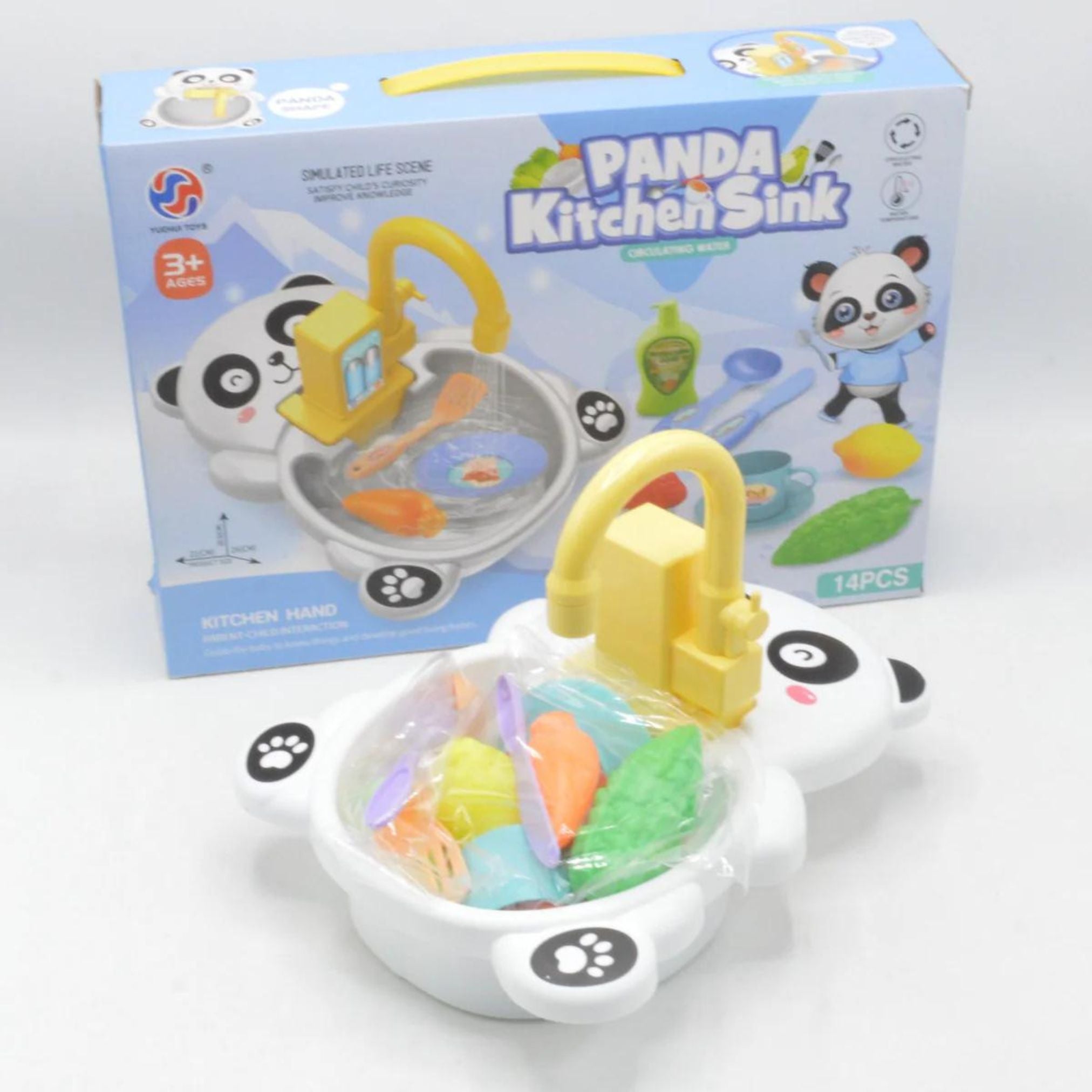 Panda Kitchen Sink Toy Set