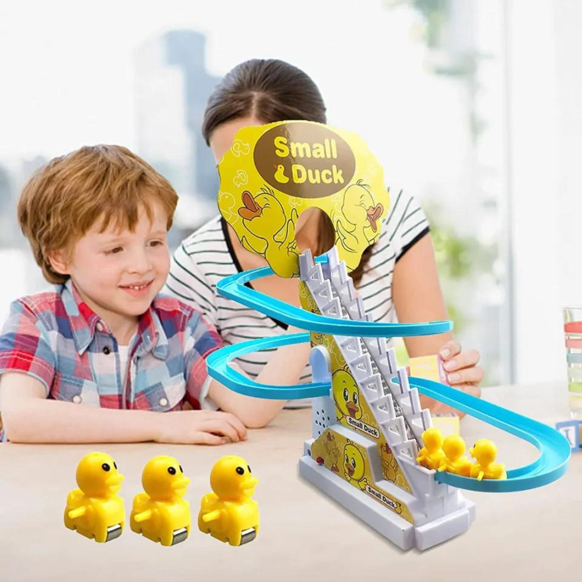 Electric Climbing Stairs  Duck Track Set
