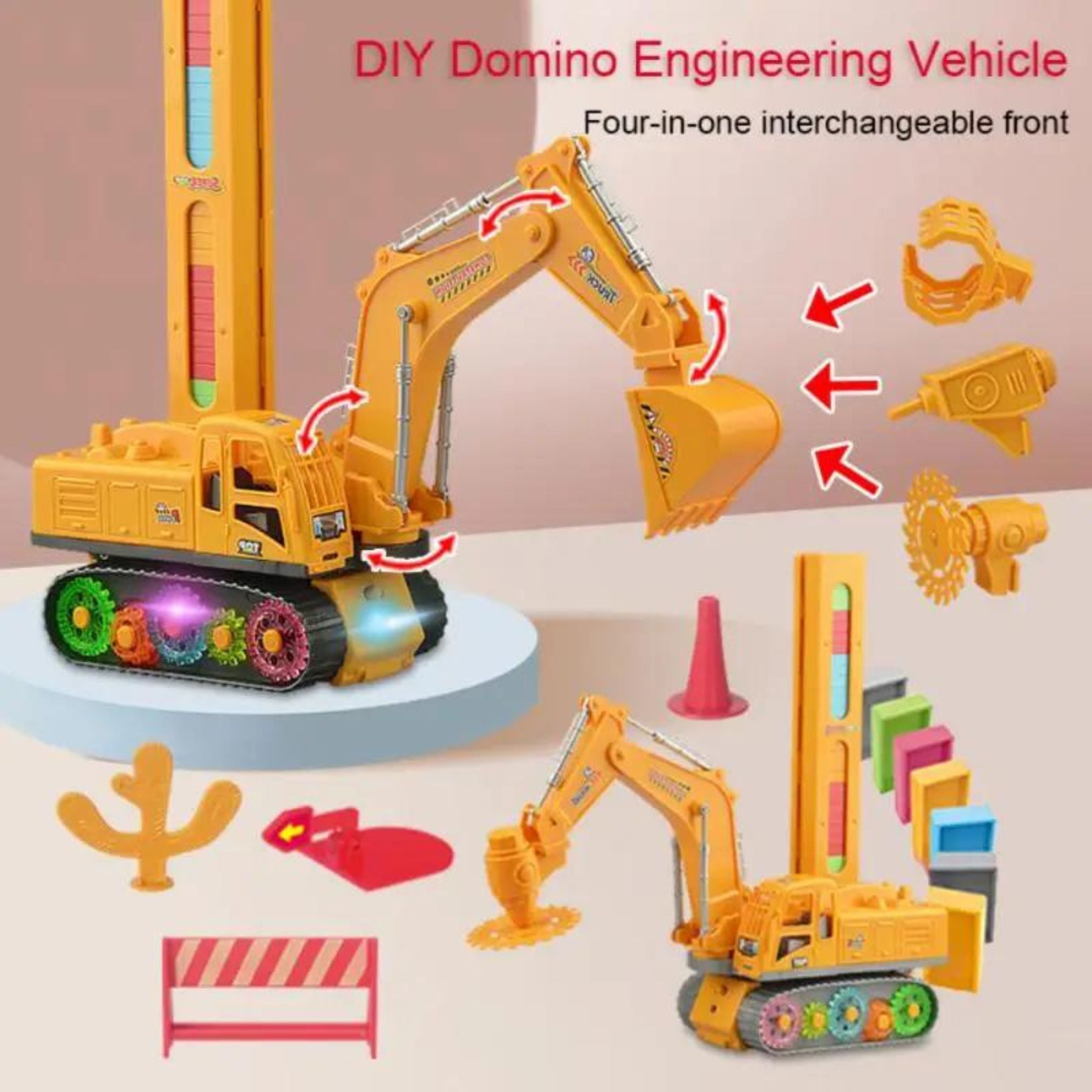 Domino Engineering Crane Toys