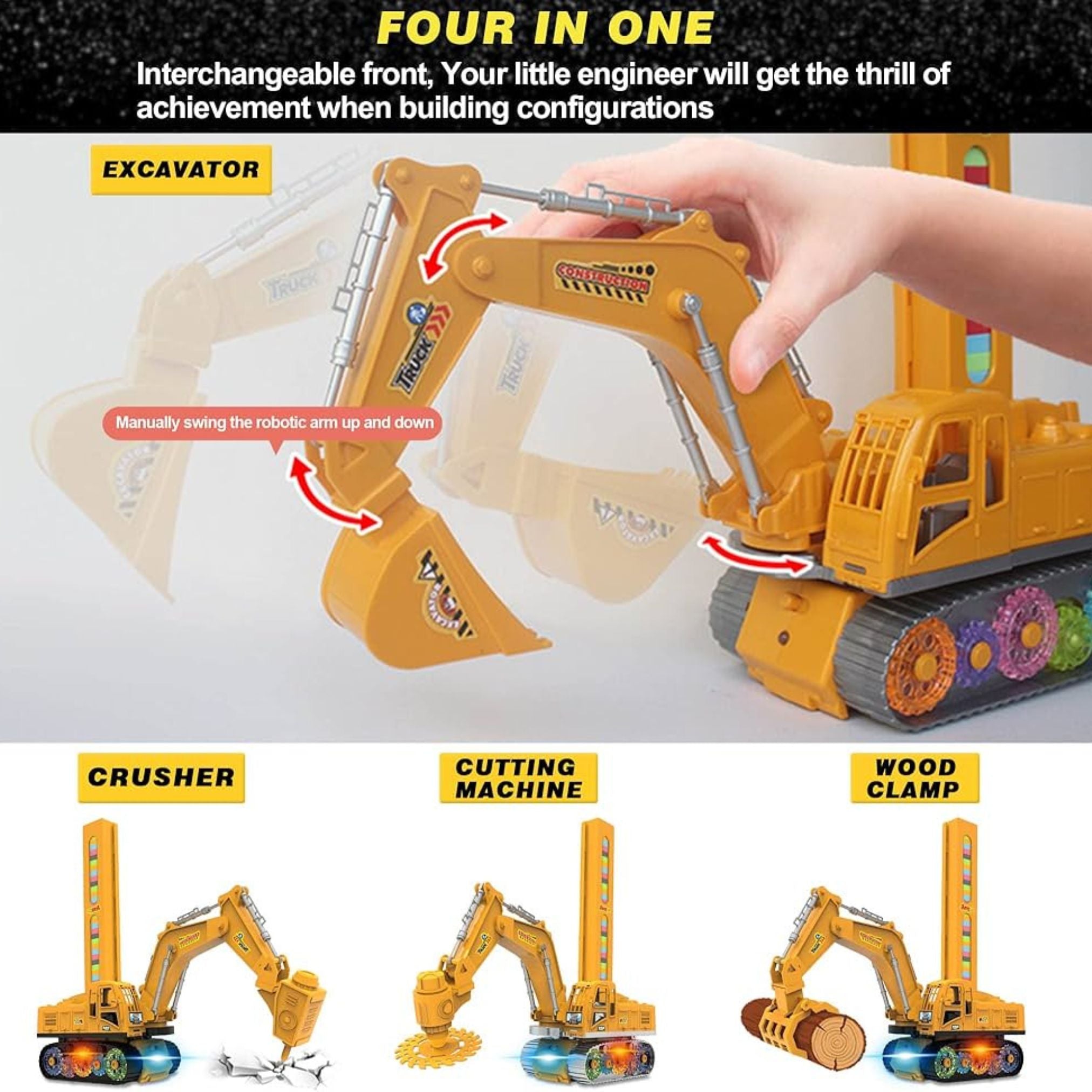 Domino Engineering Crane Toys