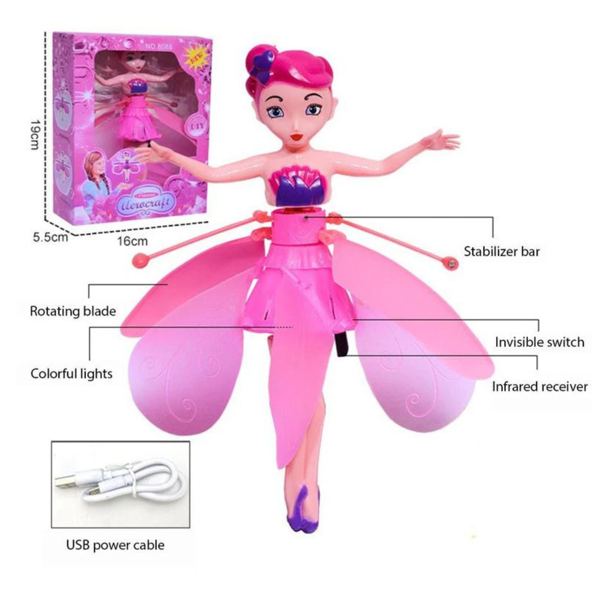 Flying Fairy Princess Doll
