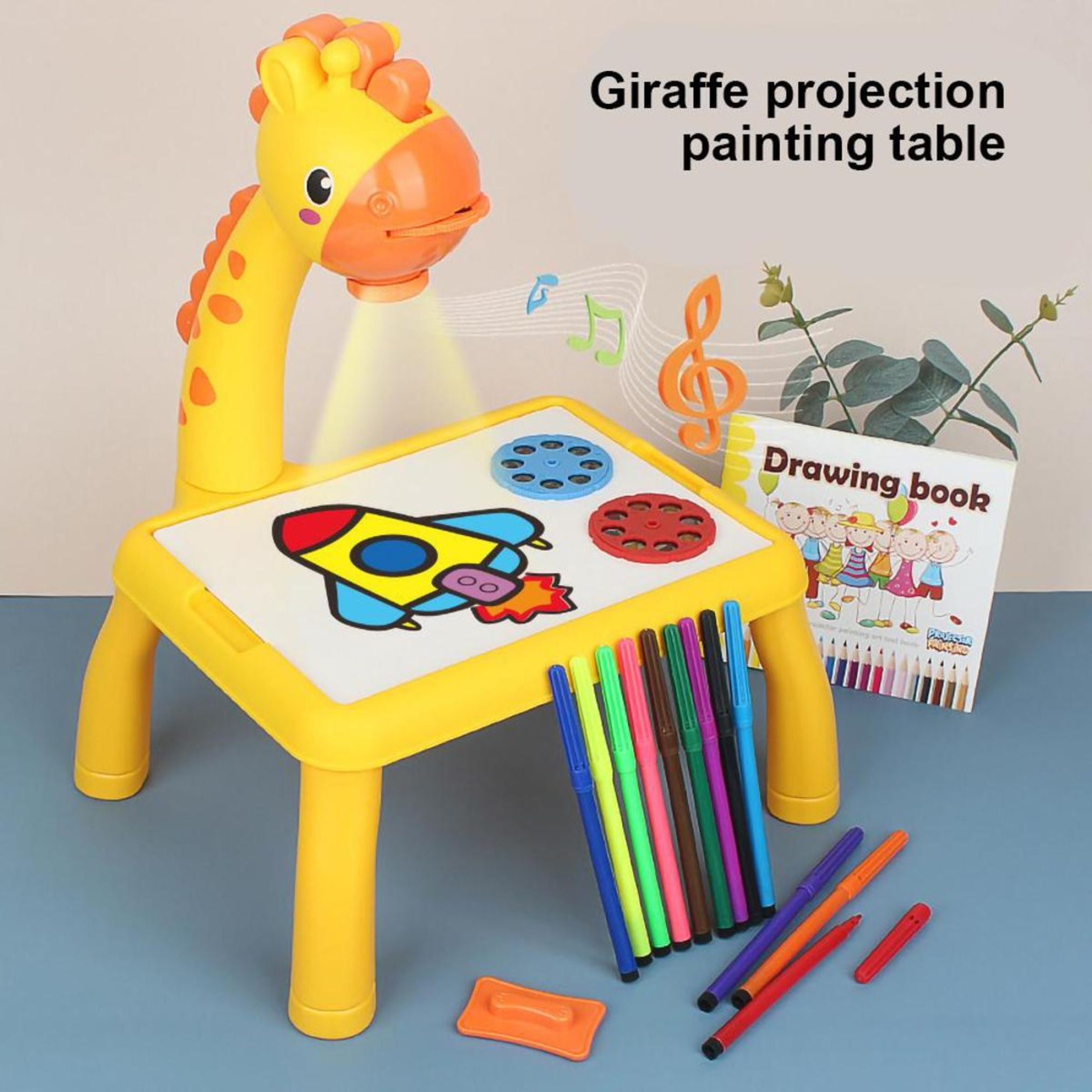 Light Projection Painting Table for Kids