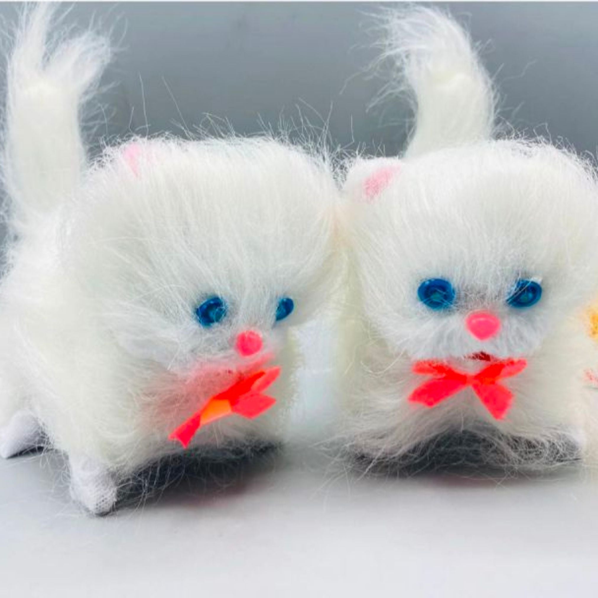 Persian Soft Cat Toy With Blue Eyes