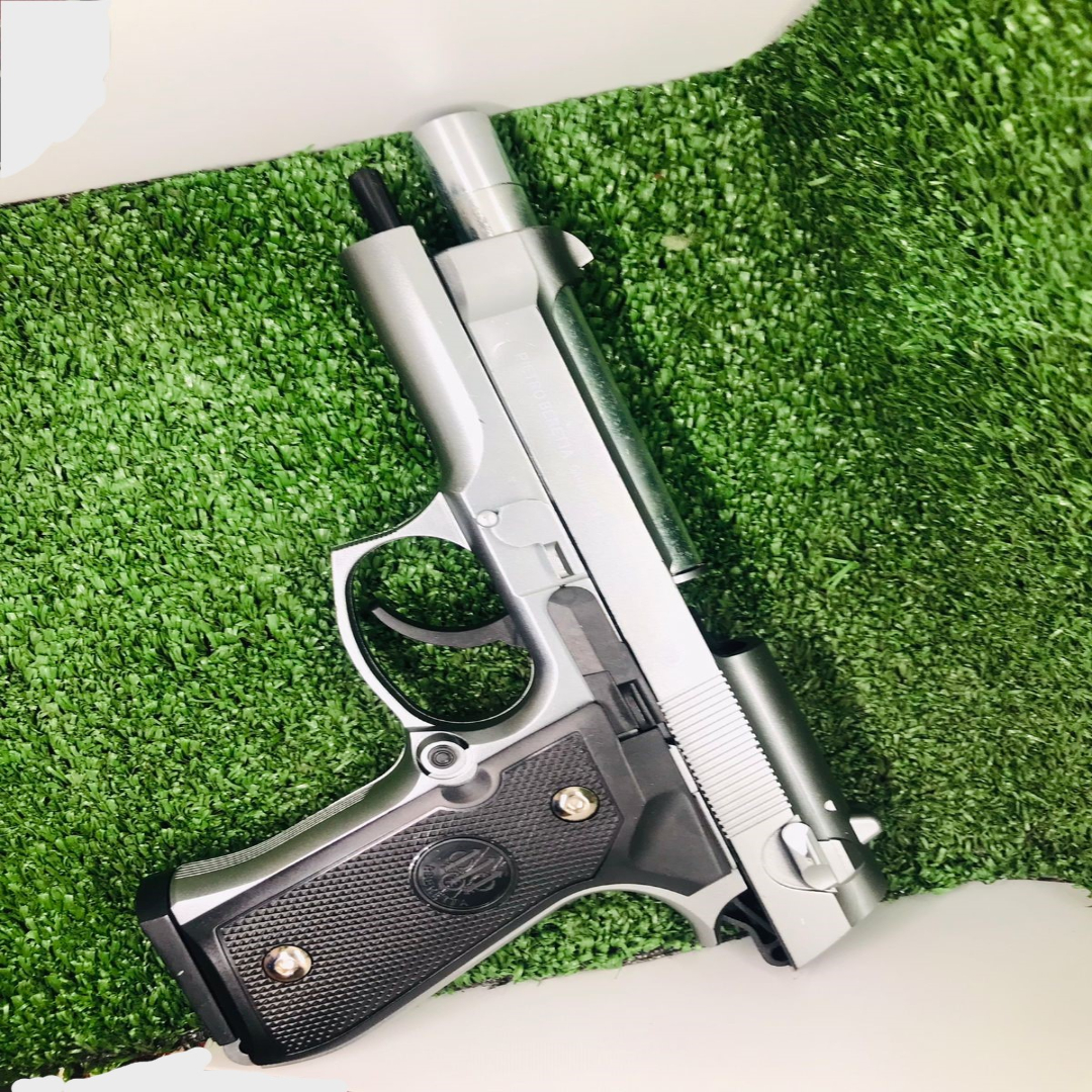 Beretta Silver Toy Gun for Kids